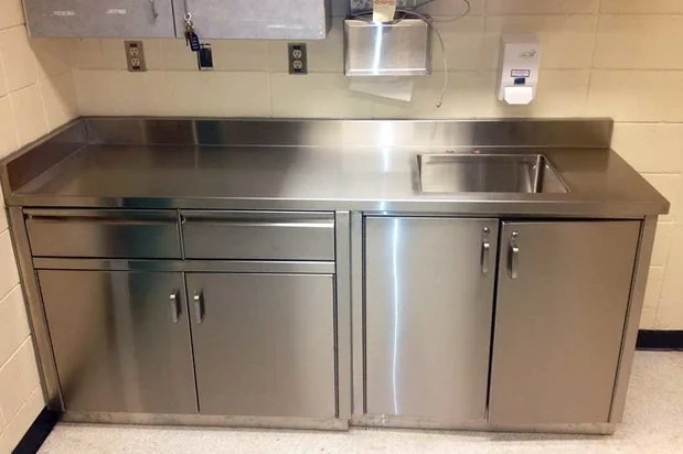 Premium metal benchtop fabrication