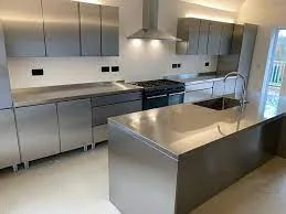 Custom benchtop with rangehood