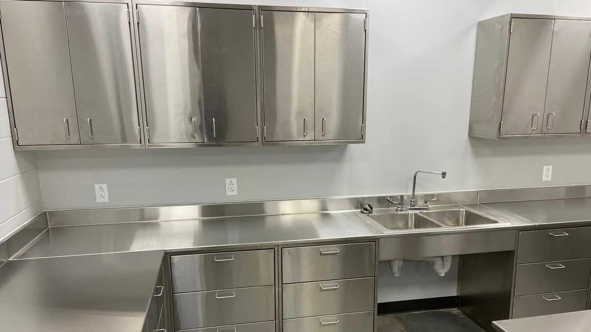 Custom metal benchtop project