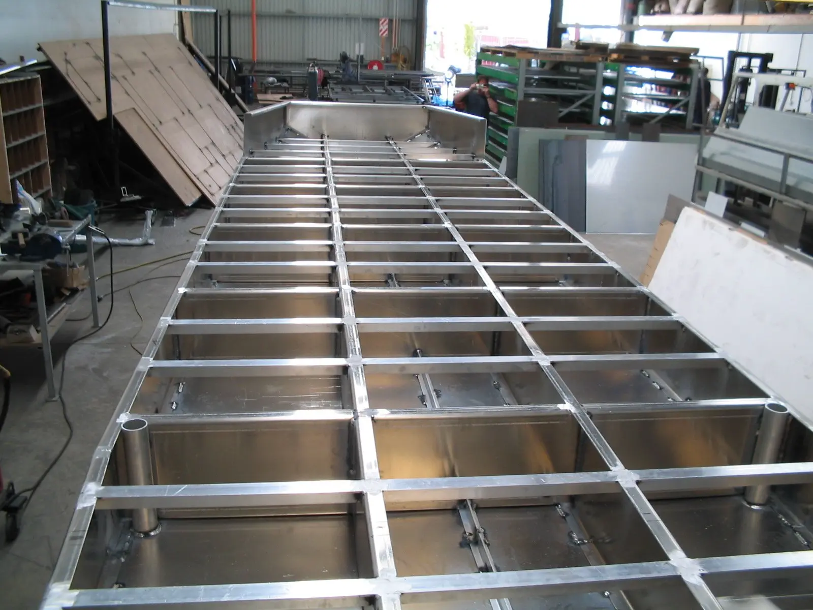 Metal boat frames