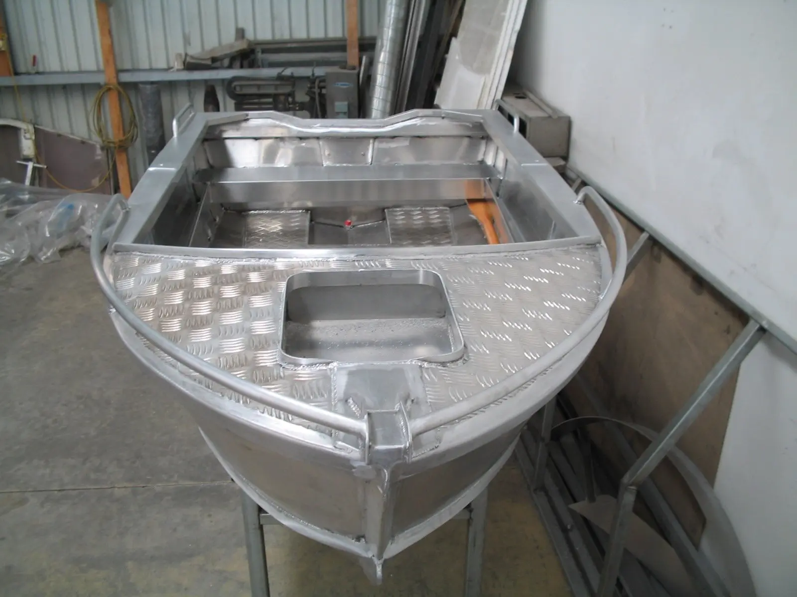 Sheet metal boat