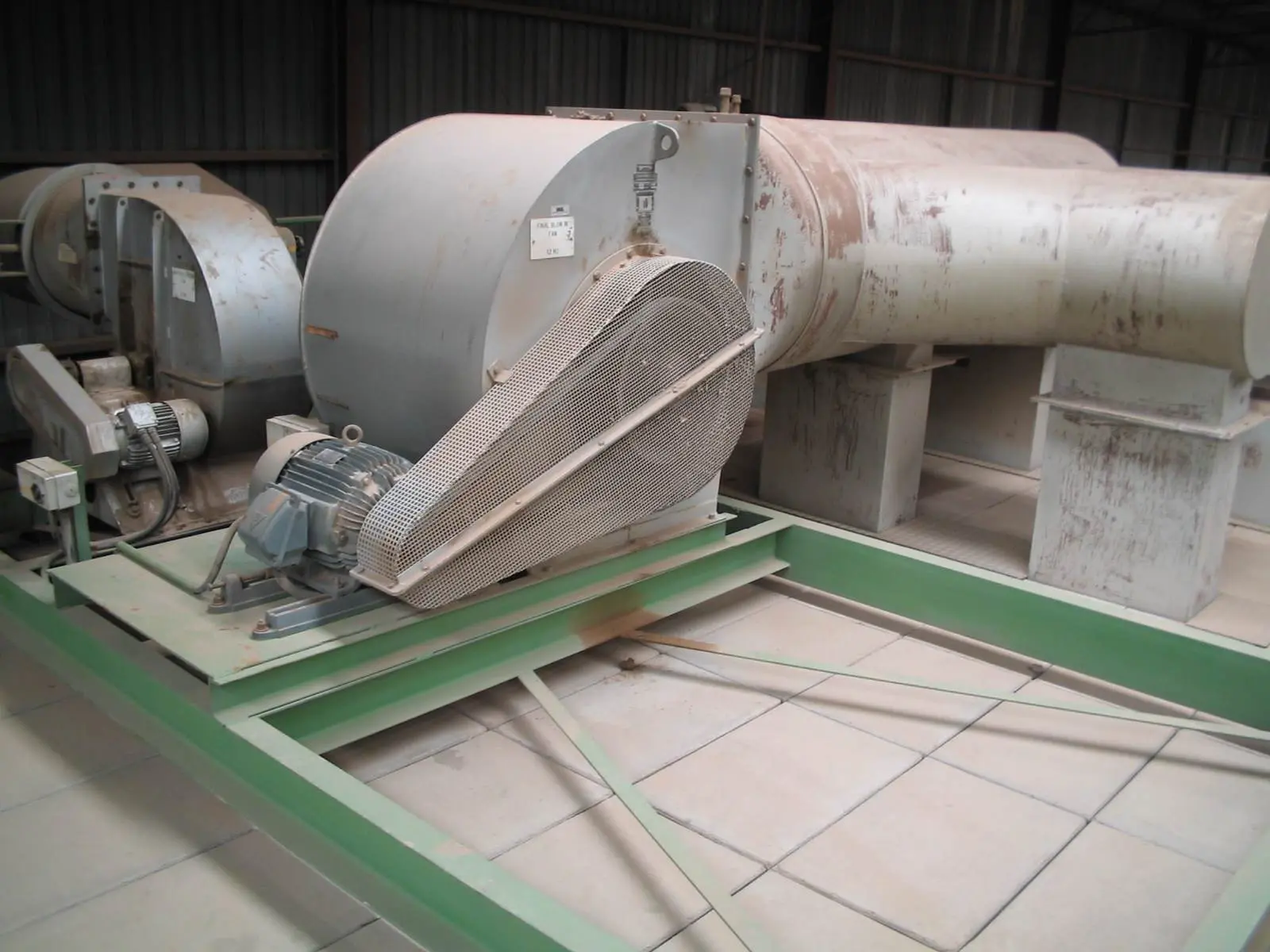 Dust extraction system setup