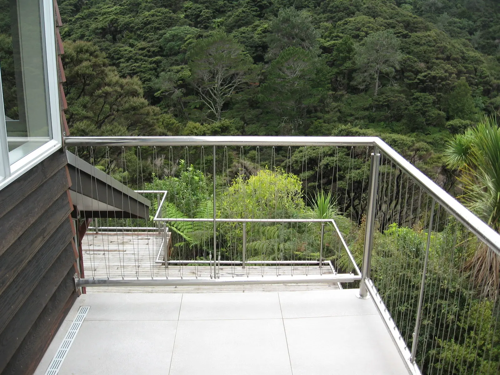 Exterior handrail installation