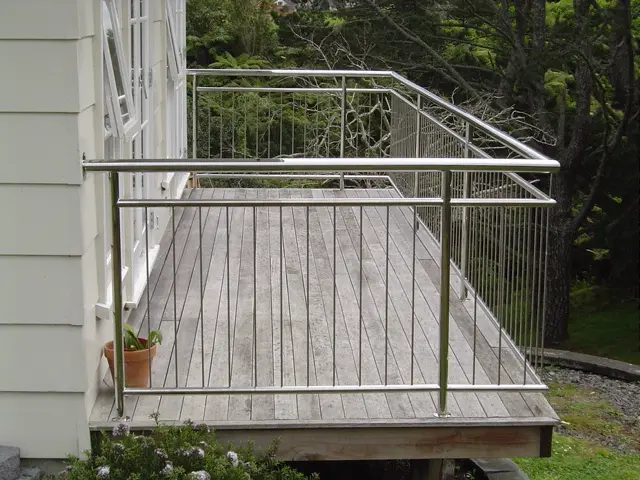 Stainless steel handrails