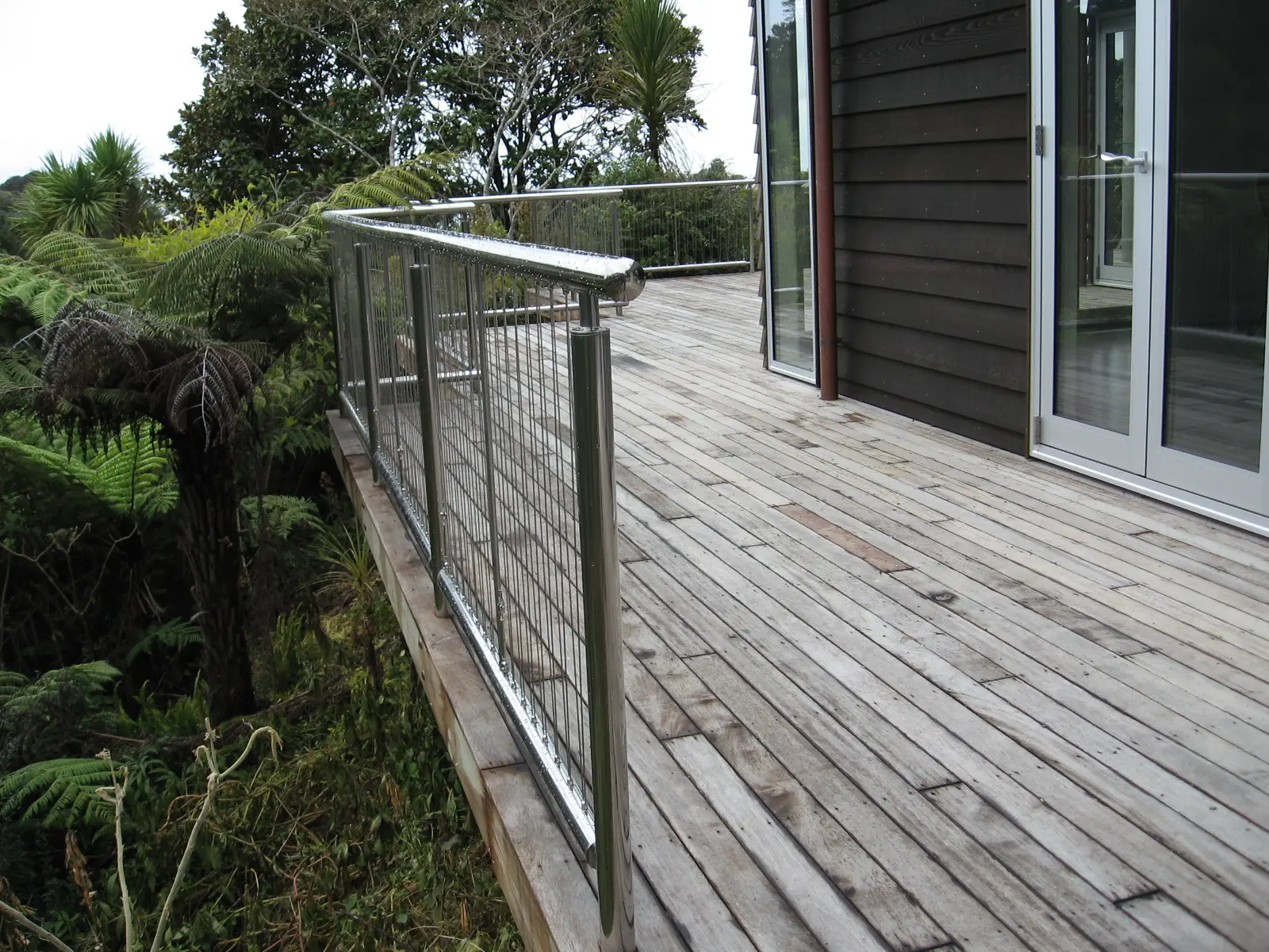 Custom sheet metal balcony