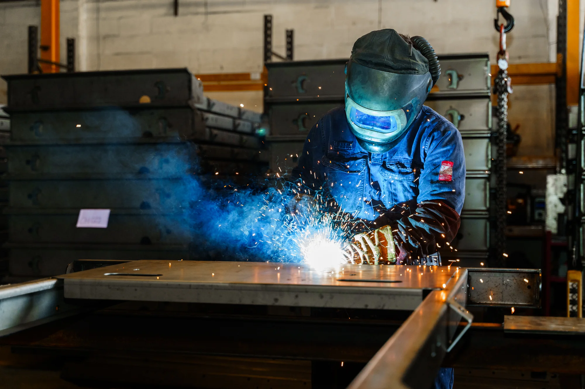 Industrial welding service